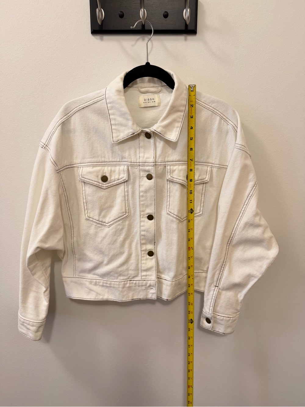 DISSH Cropped Denim Trucker Jacket - Picture 3 of 6